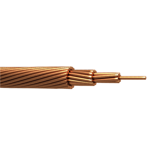 CABLE DE COBRE DESNUDO CAL.12 19 HILOS ROLLO 100