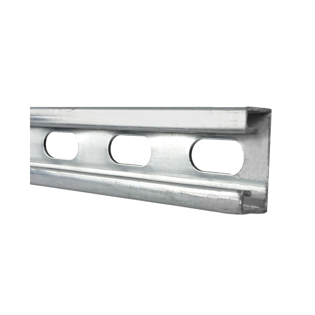 PERFIL UNICANAL GALVANIZADO PERFORADO 4X2X3.05MTS CAL.14